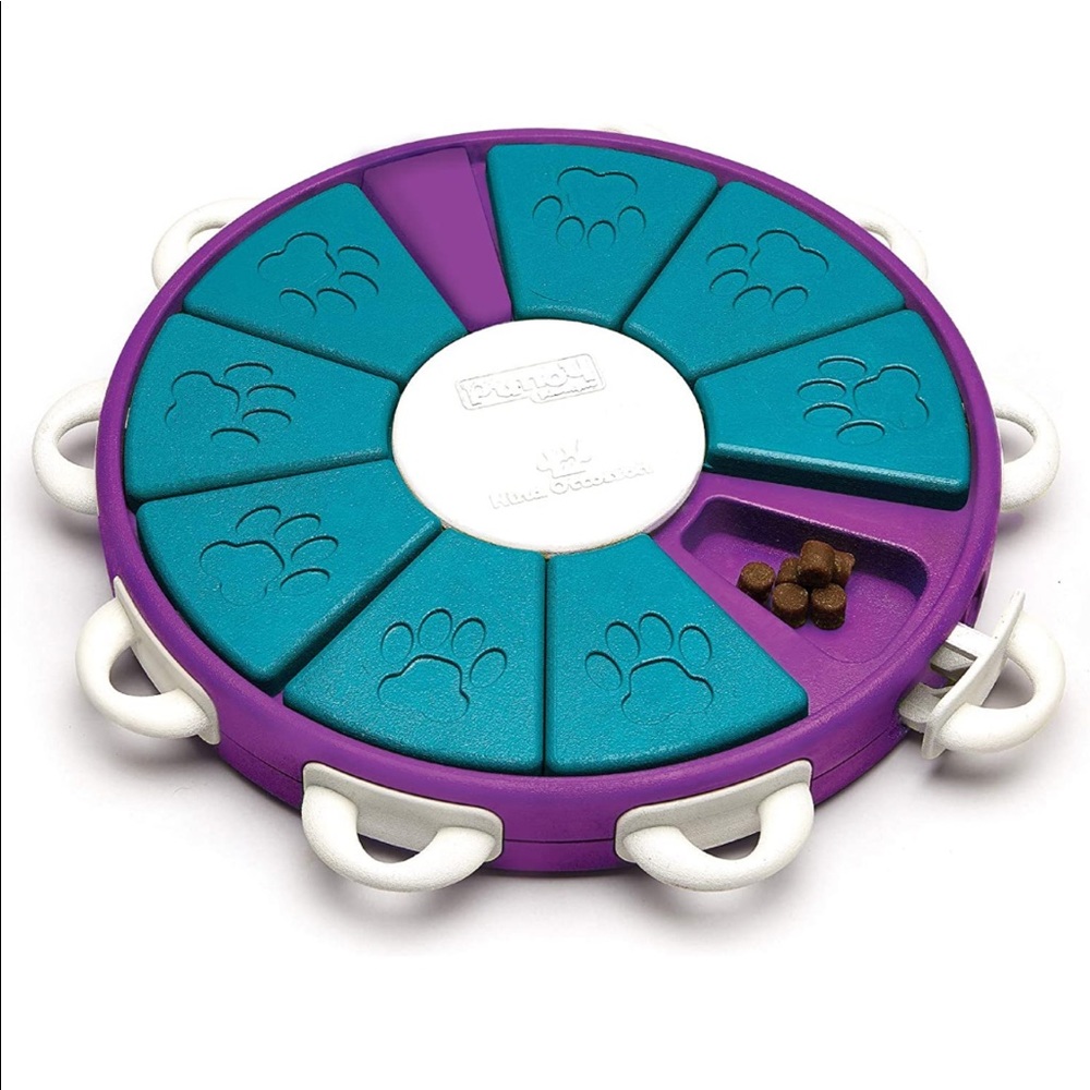 Nina Ottosson by Outward Hound Dog Worker Green Interactive Treat Puzzle Dog Toy